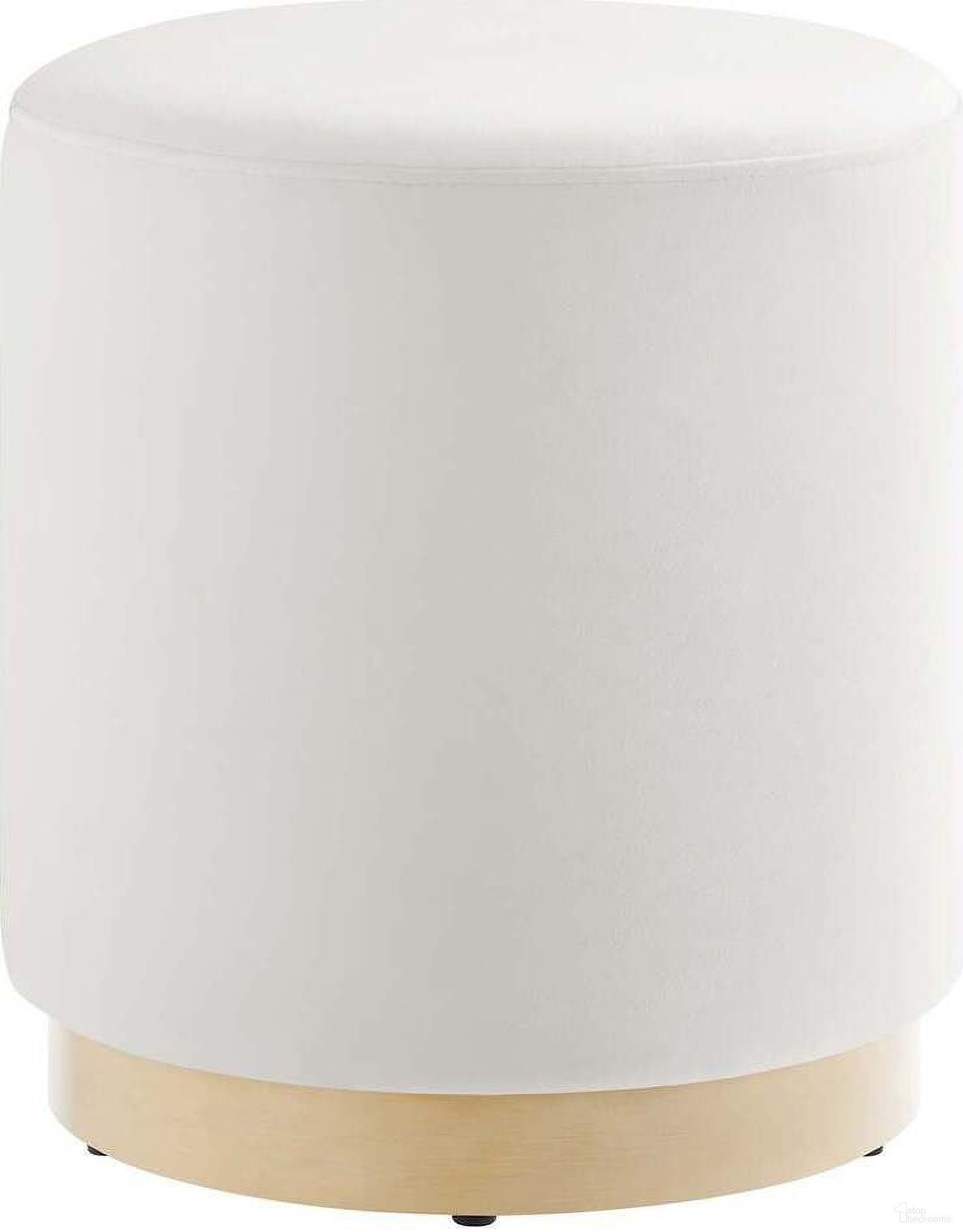 The appearance of Tilden 16 Inch Performance Velvet Upholstered Round Ottoman In Alabaster and Natural designed by Modway in the modern / contemporary interior design. This alabaster piece of furniture  was selected by 1StopBedrooms from Tilden Collection to add a touch of cosiness and style into your home. Sku: EEI-6652-ALA-NAT. Material: MDF.