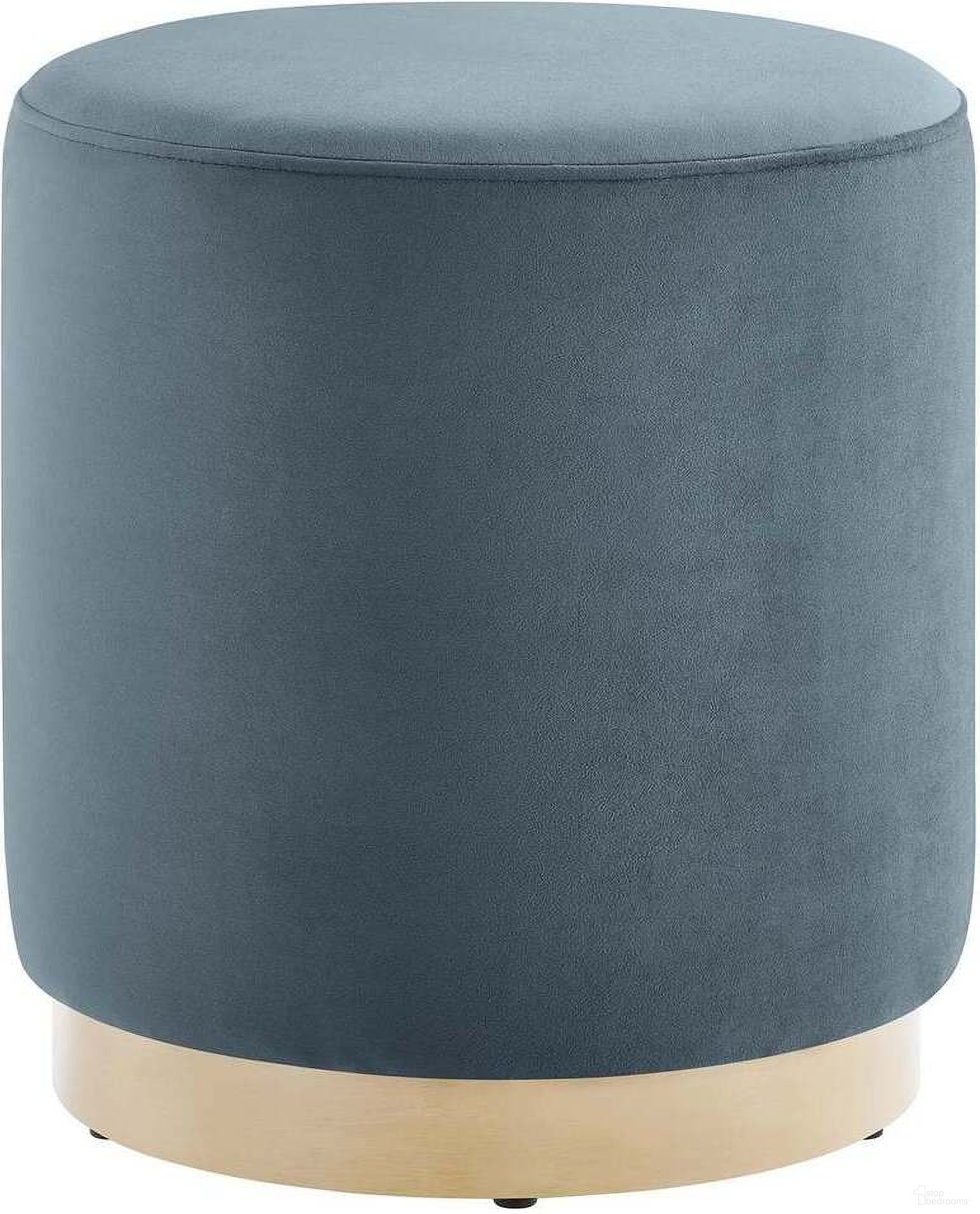 The appearance of Tilden 16 Inch Performance Velvet Upholstered Round Ottoman In Blue and Natural designed by Modway in the modern / contemporary interior design. This blue and natural piece of furniture  was selected by 1StopBedrooms from Tilden Collection to add a touch of cosiness and style into your home. Sku: EEI-6652-CAB-NAT. Material: MDF.