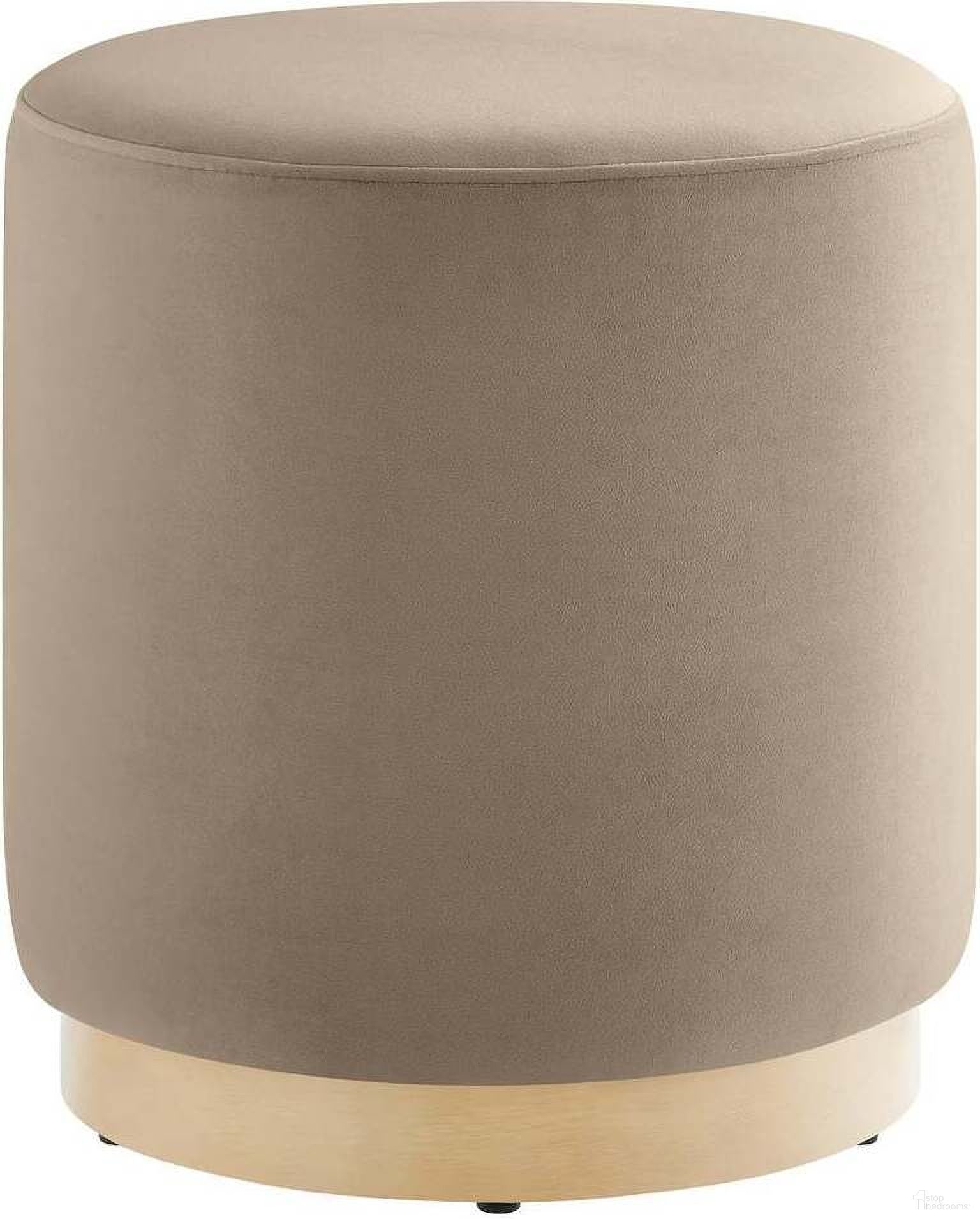 The appearance of Tilden 16 Inch Performance Velvet Upholstered Round Ottoman In Taupe and Natural designed by Modway in the modern / contemporary interior design. This taupe/natural piece of furniture was selected by 1StopBedrooms from Tilden Collection to add a touch of cosiness and style into your home. Sku: EEI-6652-TAU-NAT. Material: MDF.