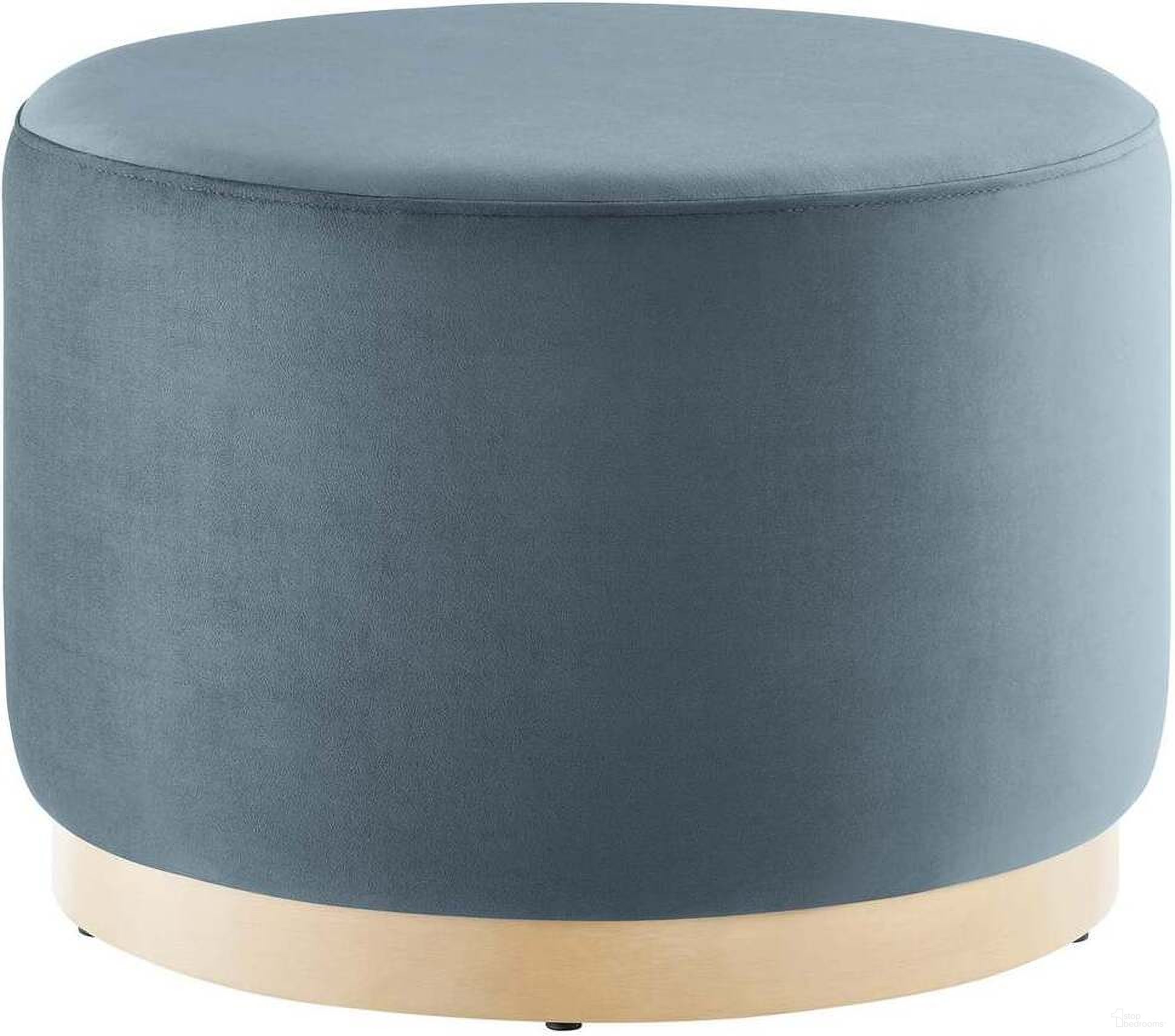 The appearance of Tilden 23 Inch Performance Velvet Upholstered Large Round Ottoman In Blue and Natural designed by Modway in the modern / contemporary interior design. This blue and natural piece of furniture was selected by 1StopBedrooms from Tilden Collection to add a touch of cosiness and style into your home. Sku: EEI-6646-CAB-NAT. Material: Plywood.