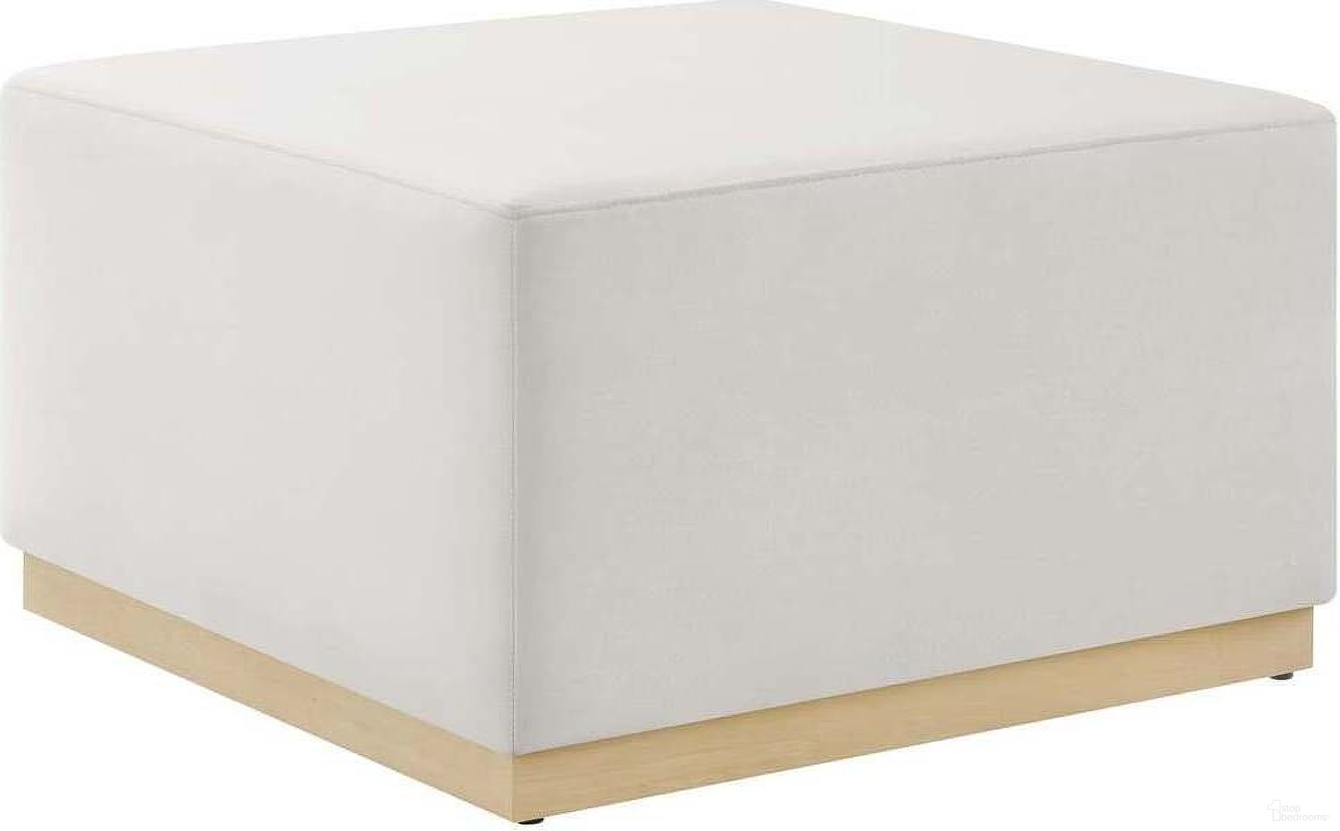 The appearance of Tilden 28 Inch Performance Velvet Upholstered Large Round Ottoman In Alabaster and Natural designed by Modway in the modern / contemporary interior design. This alabaster piece of furniture was selected by 1StopBedrooms from Tilden Collection to add a touch of cosiness and style into your home. Sku: EEI-6643-ALA-NAT. Material: Velvet.