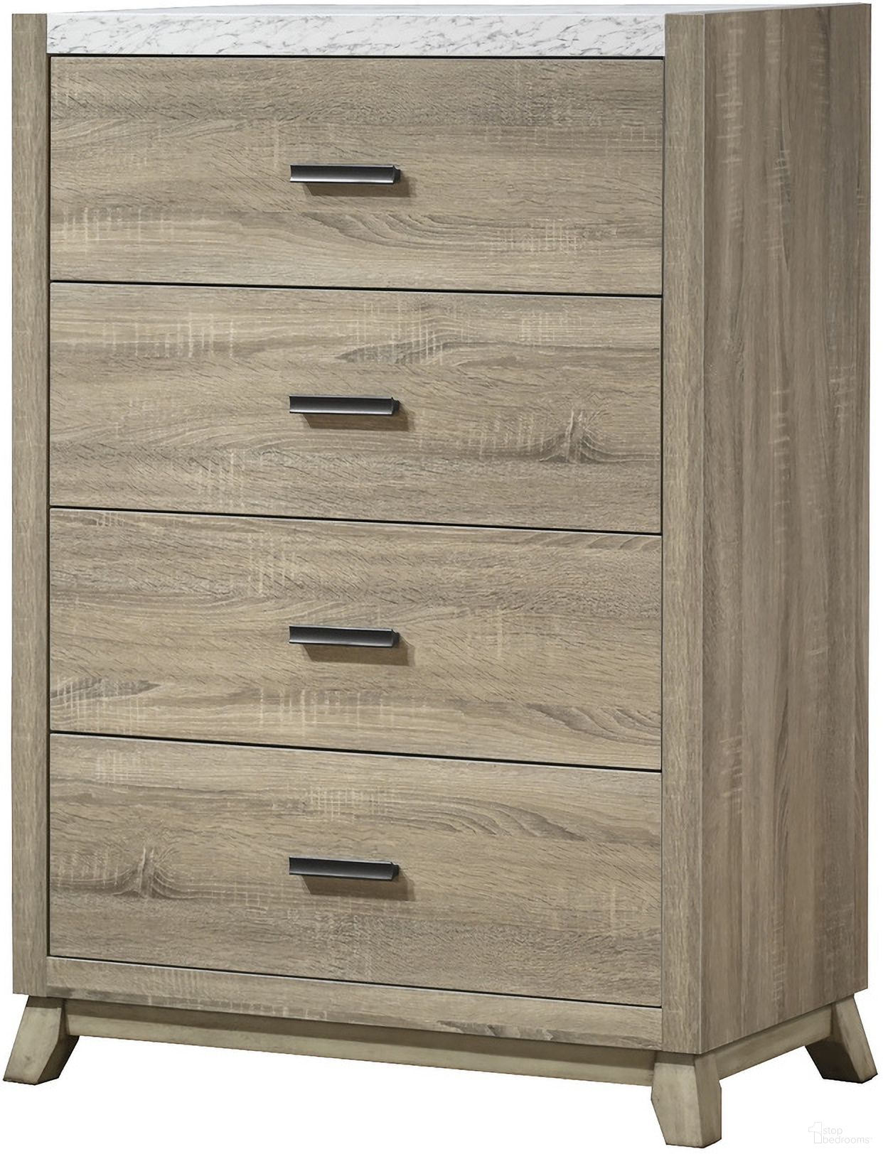 The appearance of Tilston Chest In Natural designed by Crown Mark in the modern / contemporary interior design. This natural piece of furniture was selected by 1StopBedrooms from Tilston Collection to add a touch of cosiness and style into your home. Sku: B3400-4.