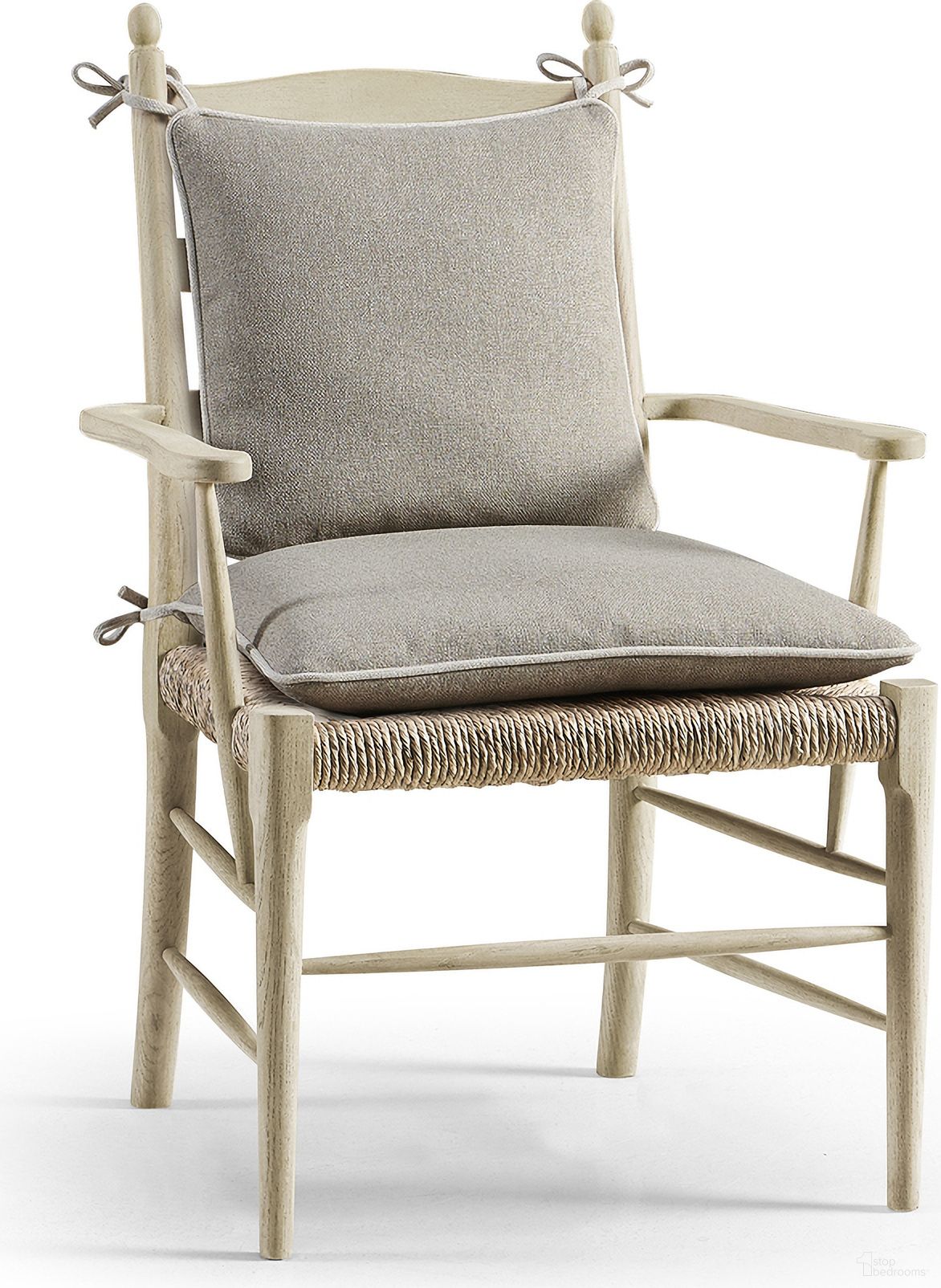 The appearance of Timeless Doppler Ladderback Arm Chair In Stripped Oak designed by Jonathan Charles in the traditional interior design. This oak piece of furniture was selected by 1StopBedrooms from Timeless Collection to add a touch of cosiness and style into your home. Sku: 003-2-000-STO. Material: Fabric. Chair Type: Arm Chair.