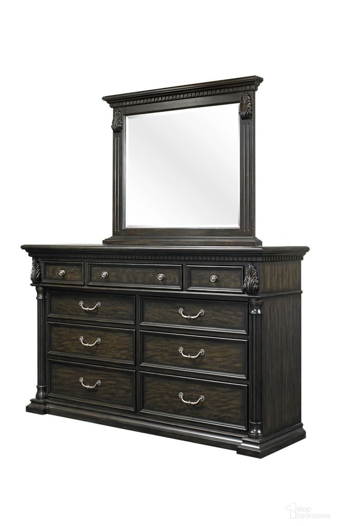 The appearance of Timeless Dresser in Mink designed by FD Home in the traditional interior design. This mink piece of furniture was selected by 1StopBedrooms from Timeless Collection to add a touch of cosiness and style into your home. Sku: 7300-05. Material: Poplar Solid.