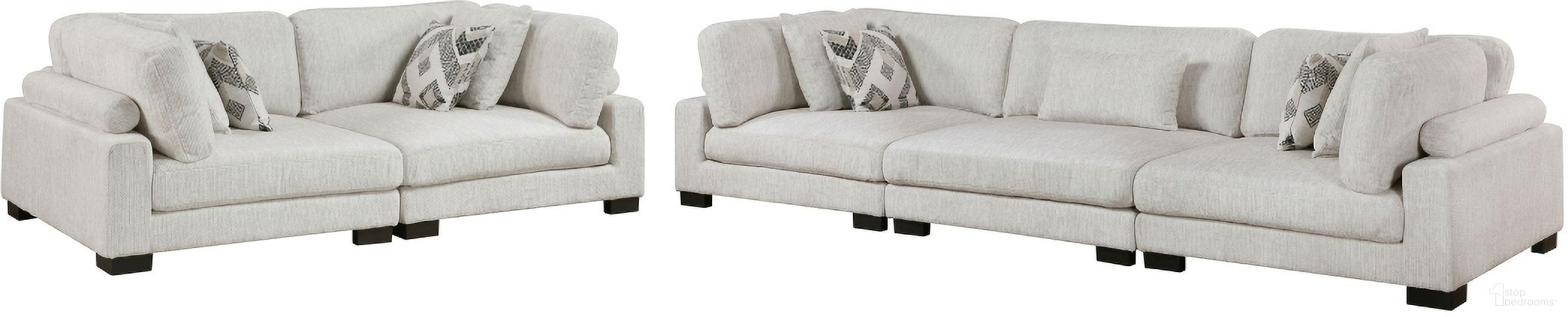 The appearance of Tinley Living Room Set In Beige designed by Homelegance in the modern / contemporary interior design. This beige piece of furniture  was selected by 1StopBedrooms from Tinley Collection to add a touch of cosiness and style into your home. Sku: 9555BEG-CR;9555BEG-CR;9555BEG-AC;9555BEG-CR;9555BEG-CR. Material: Microfiber.