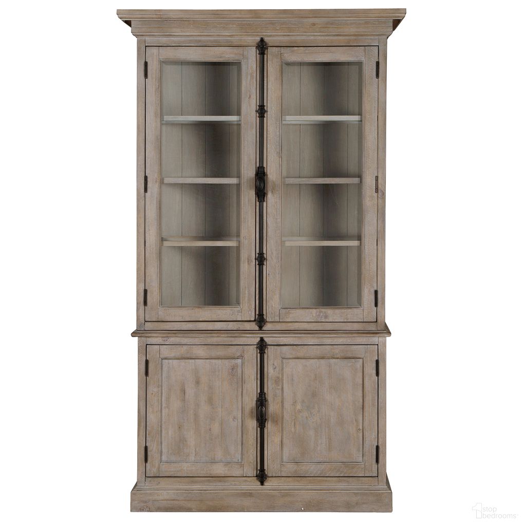 The appearance of Tinley Park Dining Cabinet In Dove Gray designed by Magnussen in the transitional interior design. This dove gray piece of furniture was selected by 1StopBedrooms from Tinley Park Collection to add a touch of cosiness and style into your home. Sku: D4646-01T;D4646-01B. Material: Pine.
