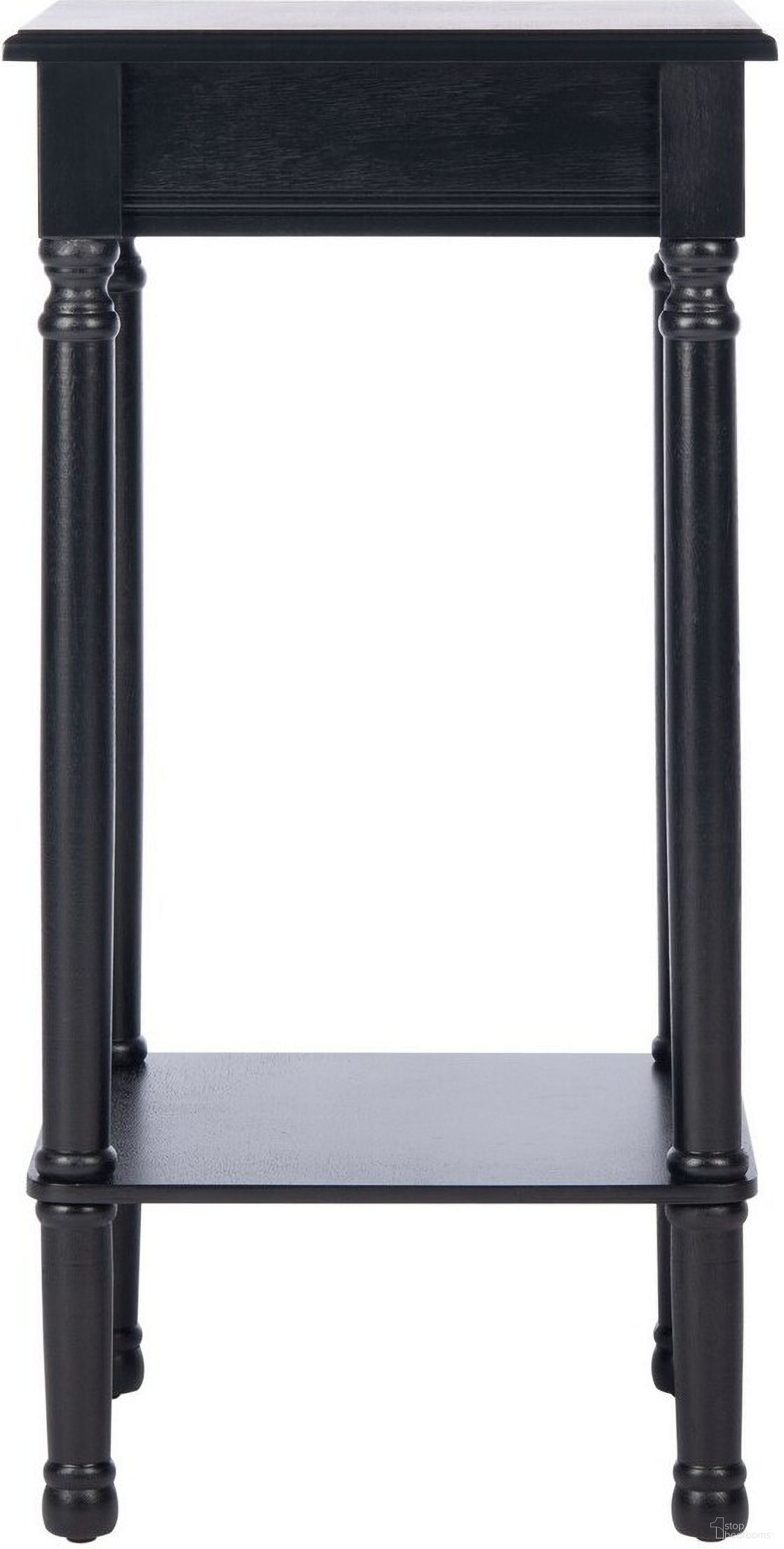 Tinsley Square Accent Table in Black