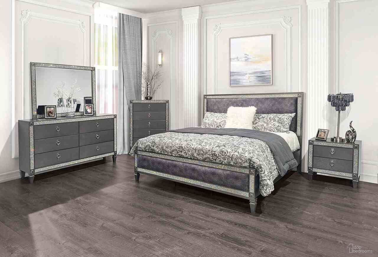 Titania Bedroom Set In Gray