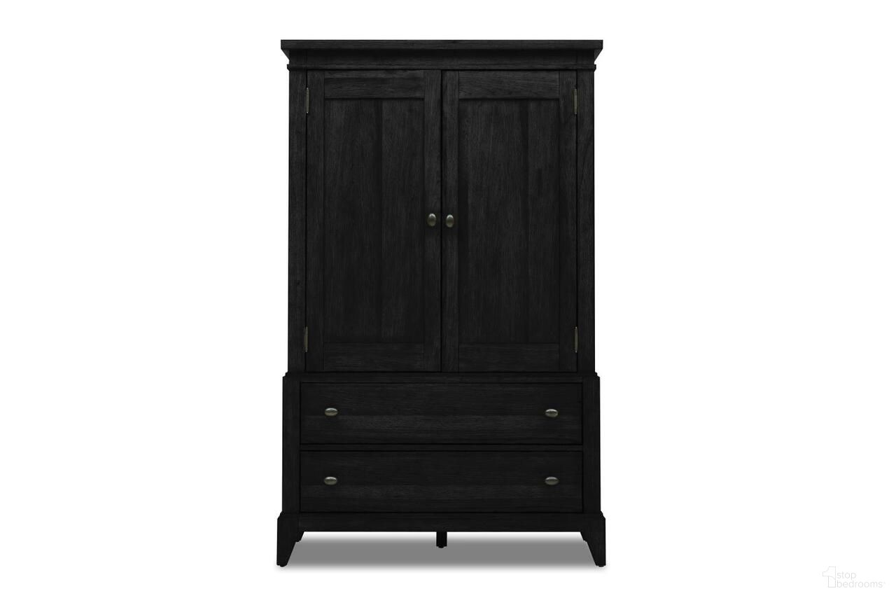 Today's Traditions 2 Drawer and 2 Door Armoire In Blacksmith