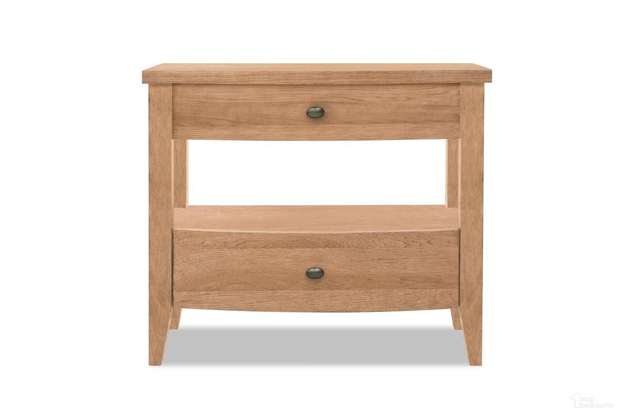 The appearance of Today's Traditions 2 Drawer Open Nightstand In Natural Hickory designed by Legacy Classic in the transitional interior design. This natural hickory piece of furniture  was selected by 1StopBedrooms from Today's Traditions Collection to add a touch of cosiness and style into your home. Sku: TY656-675. Material: Hardwood.