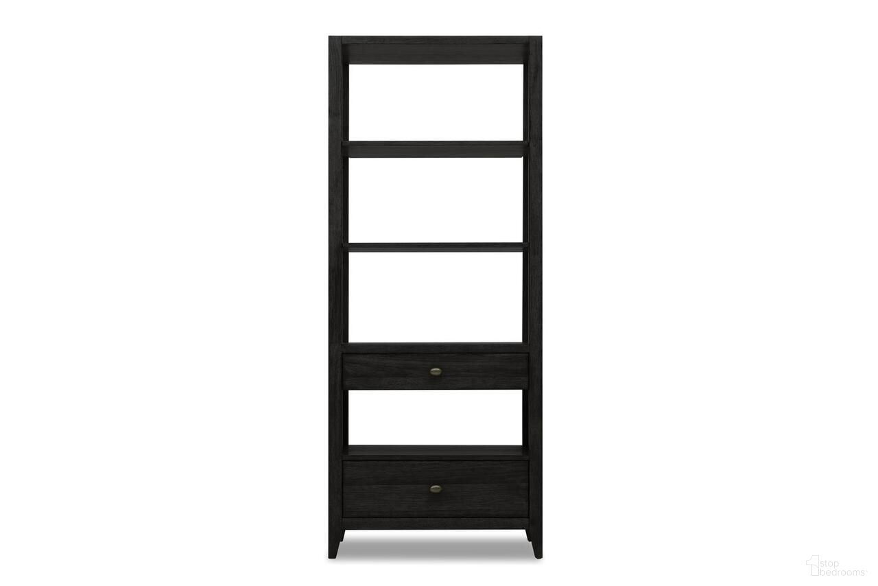 The appearance of Today's Traditions 2 Shelvesa and 2 Drawer Bookcase In Blacksmith designed by Legacy Classic in the transitional interior design. This blacksmith piece of furniture was selected by 1StopBedrooms from Today's Traditions Collection to add a touch of cosiness and style into your home. Sku: TY657-103. Material: Hardwood.