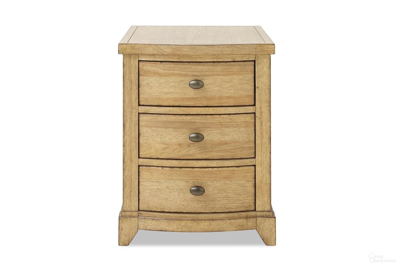 The appearance of Today's Traditions 3 Drawer Chairside Chest In Natural Hickory designed by Legacy Classic in the transitional interior design. This natural hickory piece of furniture was selected by 1StopBedrooms from Today's Traditions Collection to add a touch of cosiness and style into your home. Sku: TY656-811. Material: Hardwood.