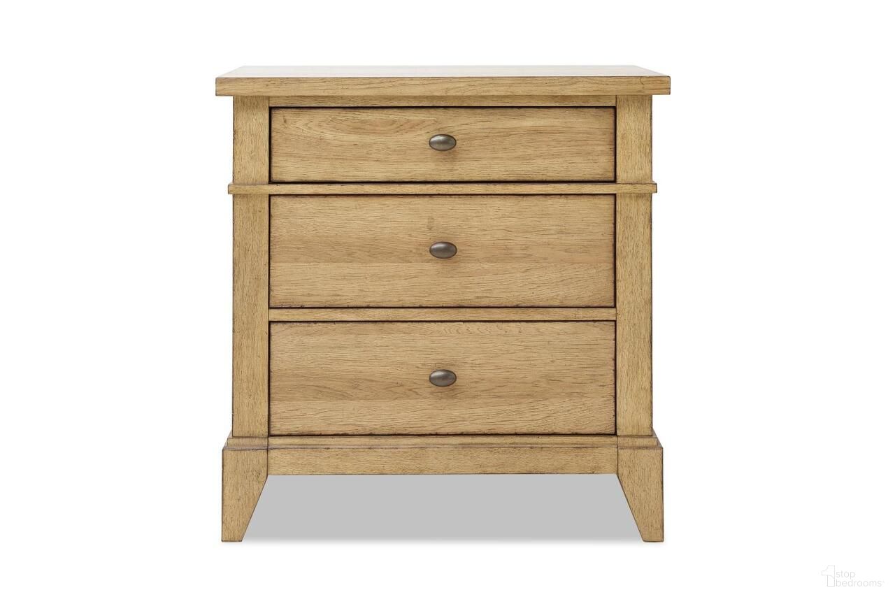 The appearance of Today's Traditions 3 Drawer Nightstand In Natural Hickory designed by Legacy Classic in the transitional interior design. This natural hickory piece of furniture was selected by 1StopBedrooms from Today's Traditions Collection to add a touch of cosiness and style into your home. Sku: TY656-670. Material: Hardwood.