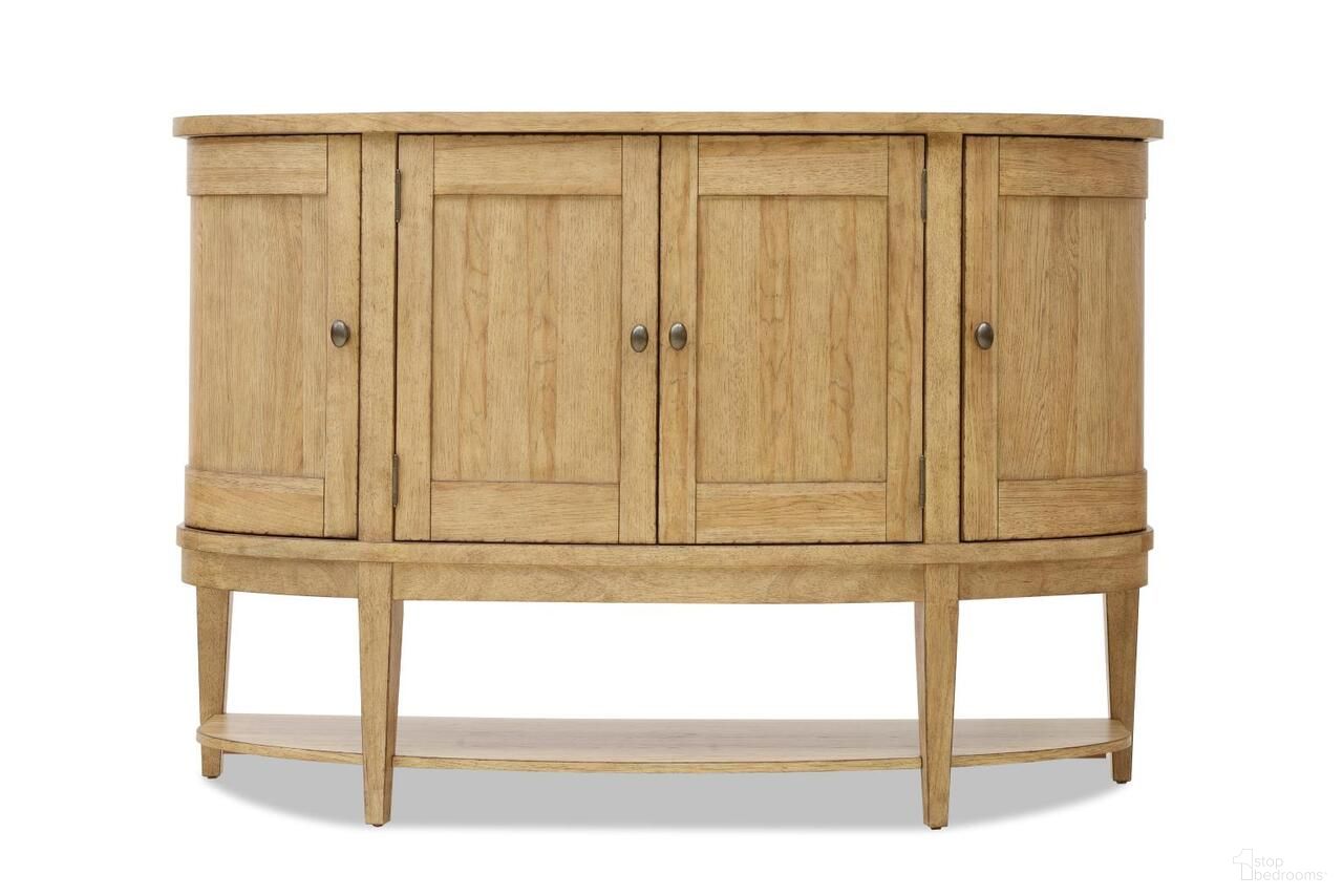 The appearance of Today's Traditions 4 Door Server In Natural Hickory designed by Legacy Classic in the transitional interior design. This natural hickory piece of furniture was selected by 1StopBedrooms from Today's Traditions Collection to add a touch of cosiness and style into your home. Sku: TY656-891. Material: Hardwood.