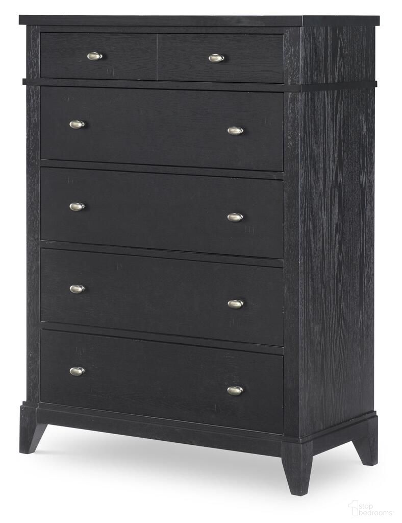 The appearance of Today's Traditions 5 Drawer Chest In Blacksmith designed by Legacy Classic in the transitional interior design. This blacksmith piece of furniture was selected by 1StopBedrooms from Today's Traditions Collection to add a touch of cosiness and style into your home. Sku: TY4951-2200. Material: Hardwood.