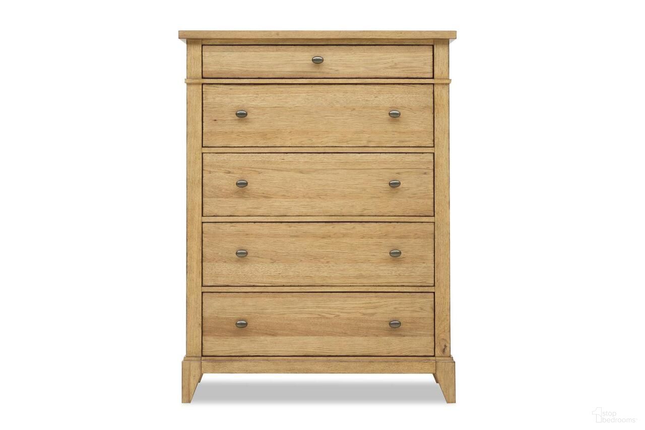 The appearance of Today's Traditions 5 Drawer Chest In Natural Hickory designed by Legacy Classic in the transitional interior design. This natural hickory piece of furniture was selected by 1StopBedrooms from Today's Traditions Collection to add a touch of cosiness and style into your home. Sku: TY656-681. Material: Hardwood.
