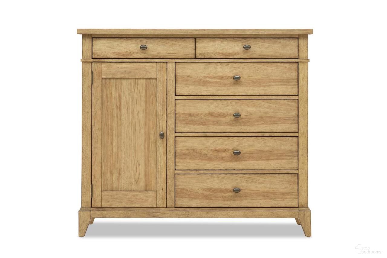 The appearance of Today's Traditions 6 Drawer Bureau In Natural Hickory designed by Legacy Classic in the transitional interior design. This natural hickory piece of furniture  was selected by 1StopBedrooms from Today's Traditions Collection to add a touch of cosiness and style into your home. Sku: TY656-680. Material: Hardwood.