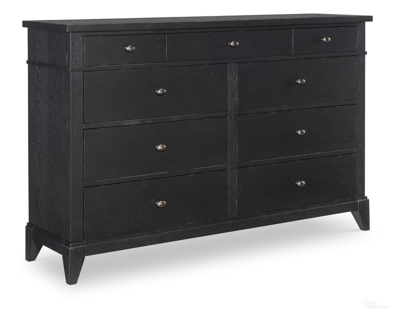 The appearance of Today's Traditions 9 Drawer Dresser In Blacksmith designed by Legacy Classic in the transitional interior design. This blacksmith piece of furniture was selected by 1StopBedrooms from Today's Traditions Collection to add a touch of cosiness and style into your home. Sku: TY657-650. Material: Hardwood.