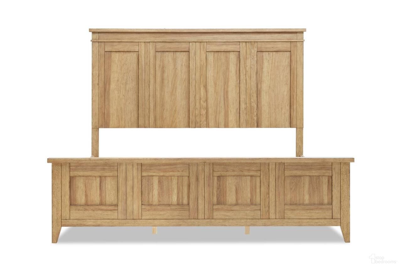 The appearance of Today's Traditions Complete King Panel Bed In Natural Hickory designed by Legacy Classic in the transitional interior design. This natural hickory piece of furniture was selected by 1StopBedrooms from Today's Traditions Collection to add a touch of cosiness and style into your home. Sku: TY656-066HB;TY656-066FB;TY656-000SR. Bed Type: Panel Bed. Bed Size: King. Material: Hardwood.