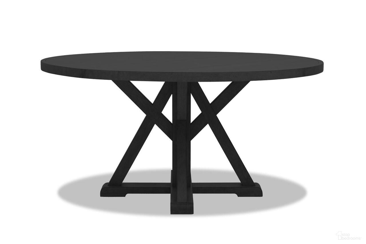 The appearance of Today's Traditions Complete Round Pedestal Table In Blacksmith designed by Legacy Classic in the transitional interior design. This blacksmith piece of furniture was selected by 1StopBedrooms from Today's Traditions Collection to add a touch of cosiness and style into your home. Sku: TY657-030B;TY657-030T. Table Base Style: Pedestal. Table Top Shape: Round. Size: 60". Material: Hardwood.