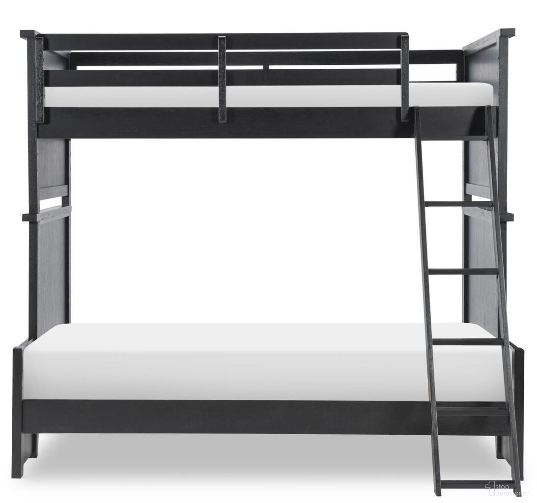 The appearance of Today's Traditions Complete Twin Over Full Bunk Bed In Blacksmith designed by Legacy Classic in the transitional interior design. This blacksmith piece of furniture was selected by 1StopBedrooms from Today's Traditions Collection to add a touch of cosiness and style into your home. Sku: TY4951-8110;TY4951-8120;TY4951-8130;TY4951-8140;N888-4924. Bed Type: Bunk Bed. Bed Size: Twin Over Full. Material: Hardwood.