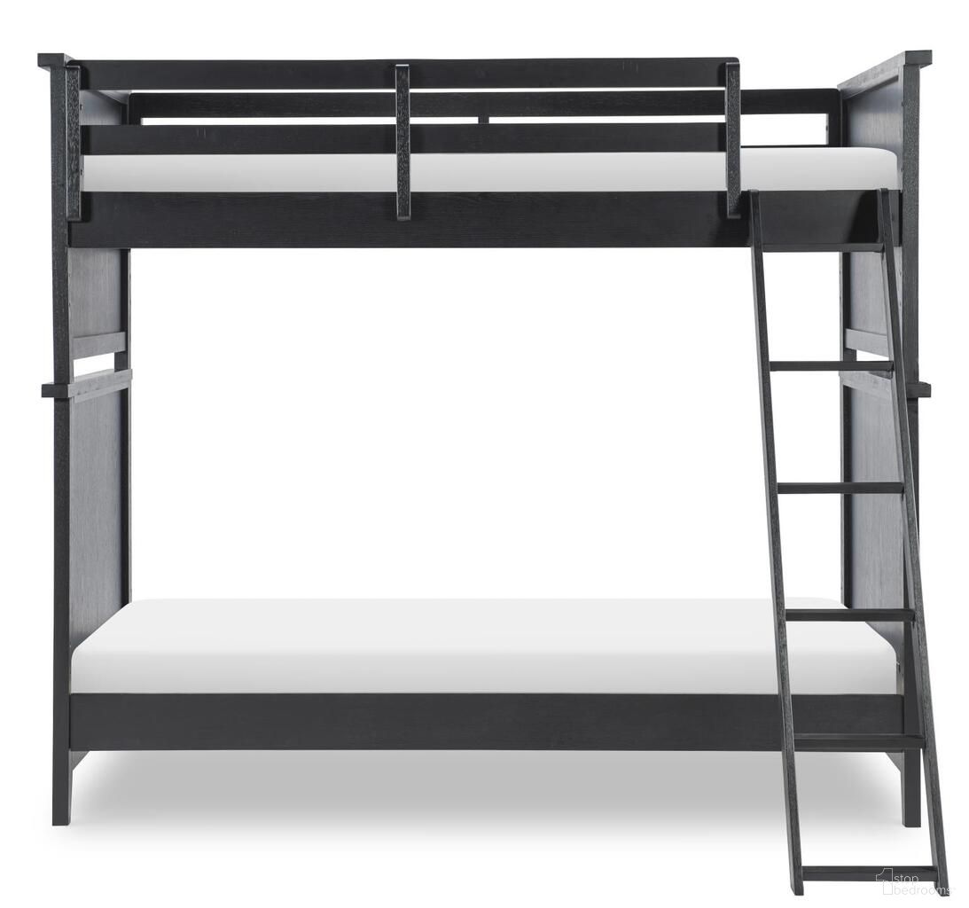 The appearance of Today's Traditions Complete Twin Over Twin Bunk Bed In Blacksmith designed by Legacy Classic in the transitional interior design. This blacksmith piece of furniture was selected by 1StopBedrooms from Today's Traditions Collection to add a touch of cosiness and style into your home. Sku: TY4951-8110;TY4951-8120;TY4951-8130. Bed Type: Bunk Bed. Bed Size: Twin Over Twin. Material: Hardwood.