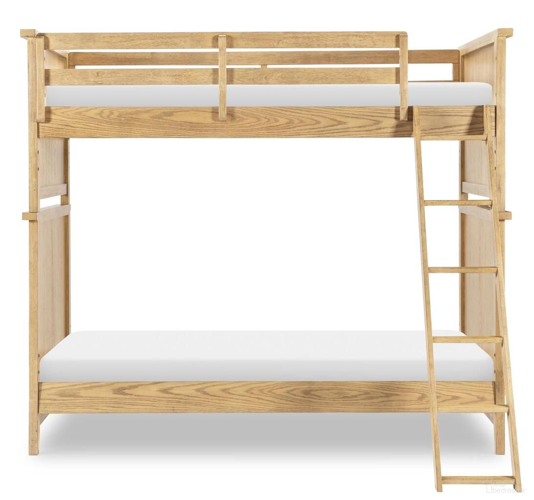 Today's Traditions Complete Twin Over Twin Bunk Bed In Natural Hickory