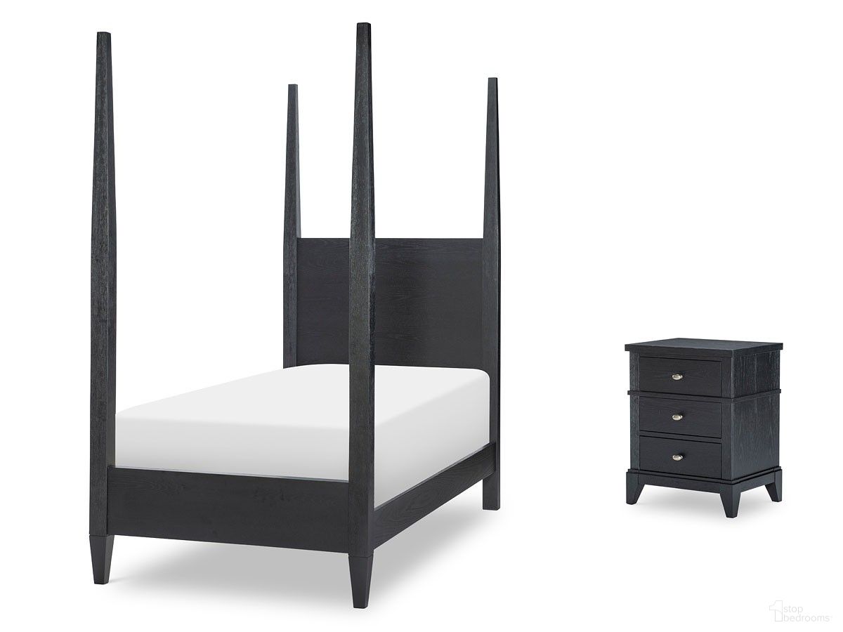Today's Traditions Youth Poster Bedroom Set In Blacksmith