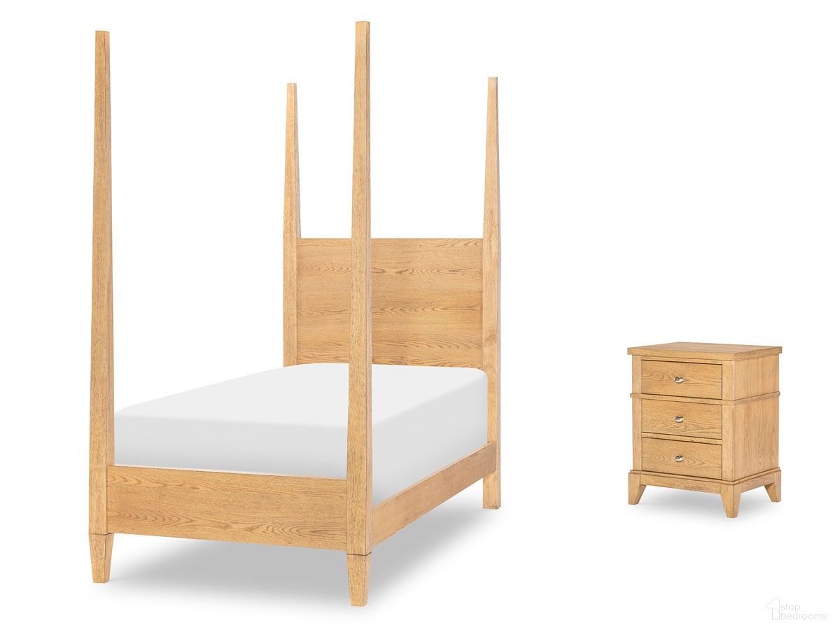 Today's Traditions Youth Poster Bedroom Set In Natural Hickory