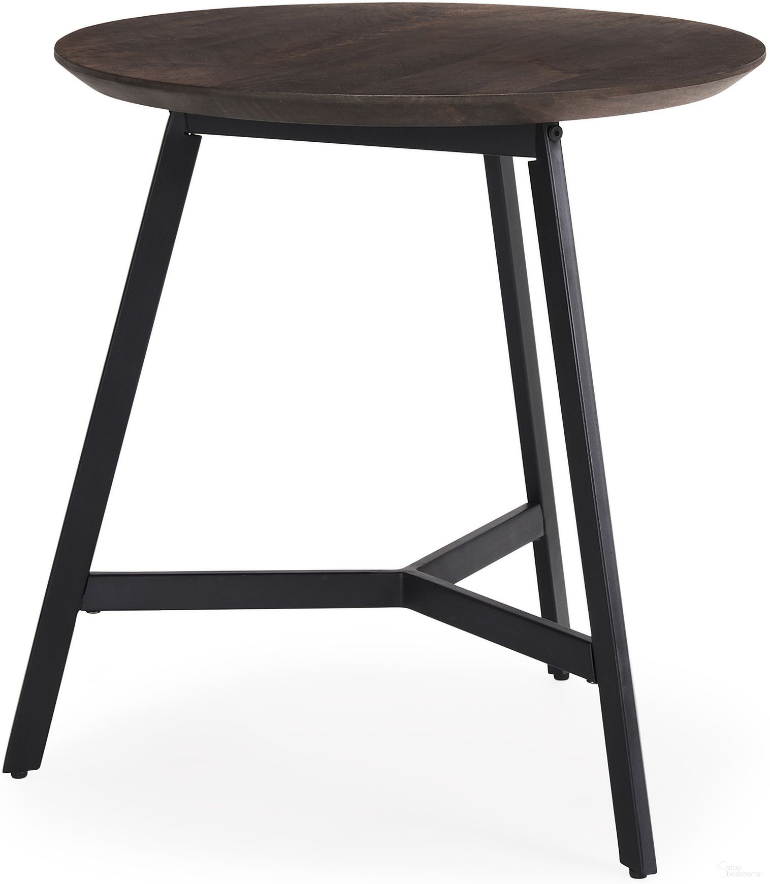 The appearance of Todd Accent Table In Dark Brown designed by Mercana in the modern / contemporary interior design. This dark brown piece of furniture  was selected by 1StopBedrooms from Todd Collection to add a touch of cosiness and style into your home. Sku: 70107. Material: Wood.