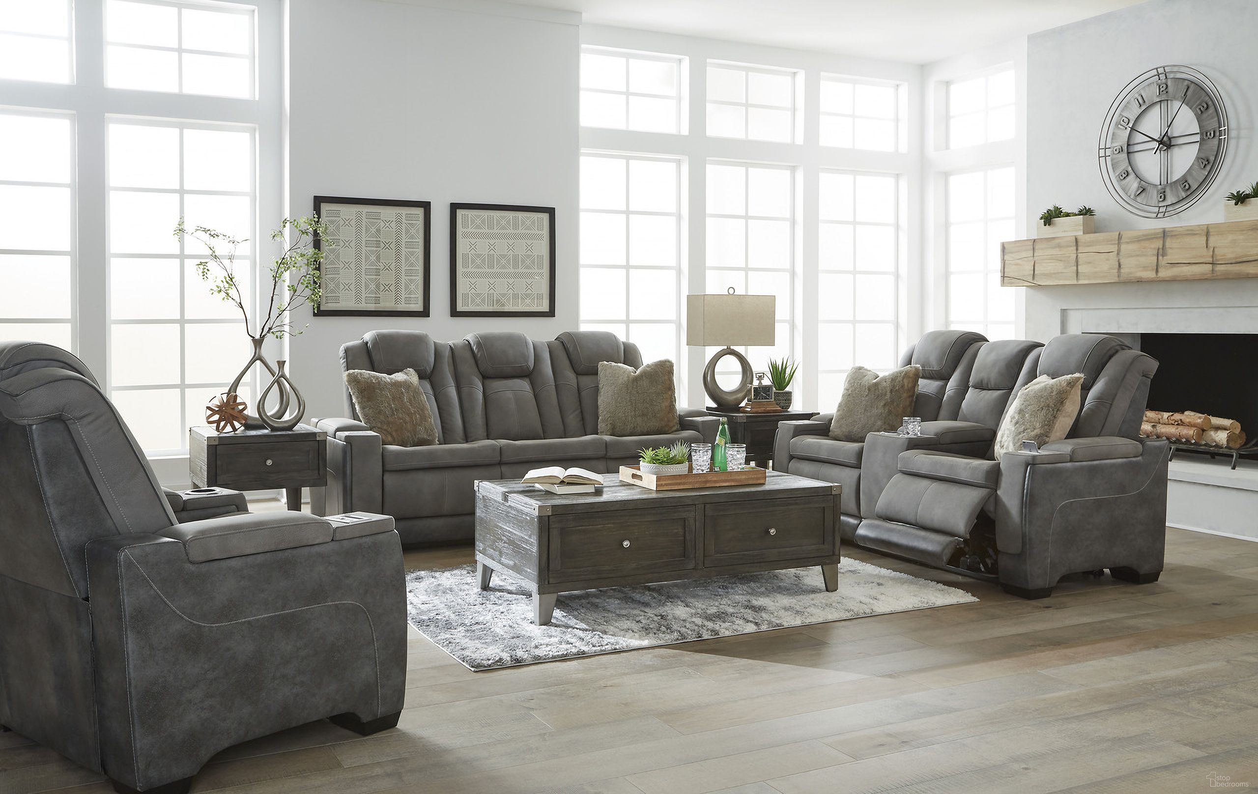 The appearance of Todoe Dark Gray Lift Top Occasional Table Set designed by Signature Design by Ashley in the modern / contemporary interior design. This dark gray piece of furniture was selected by 1StopBedrooms from Todoe Collection to add a touch of cosiness and style into your home. Sku: T901-9;T901-3. Material: Metal.