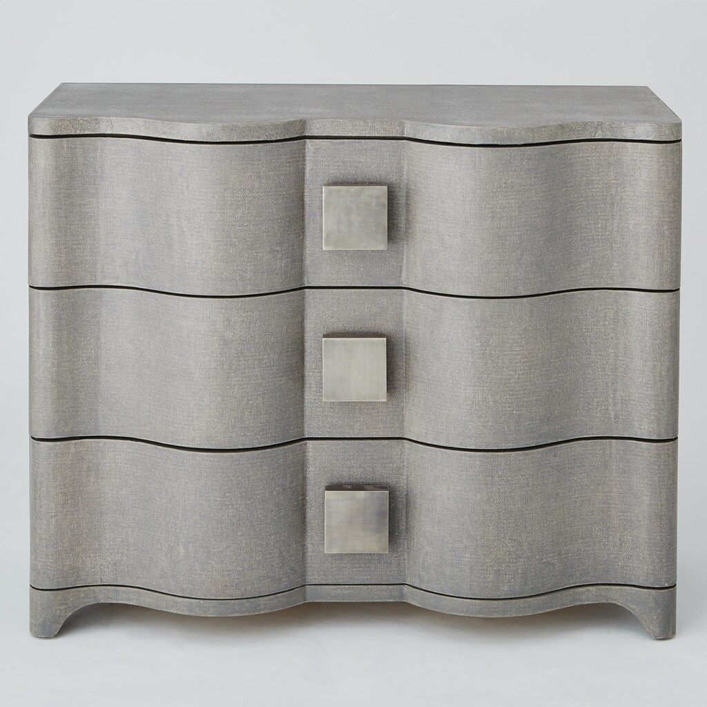 Toile Linen Chest In Grey