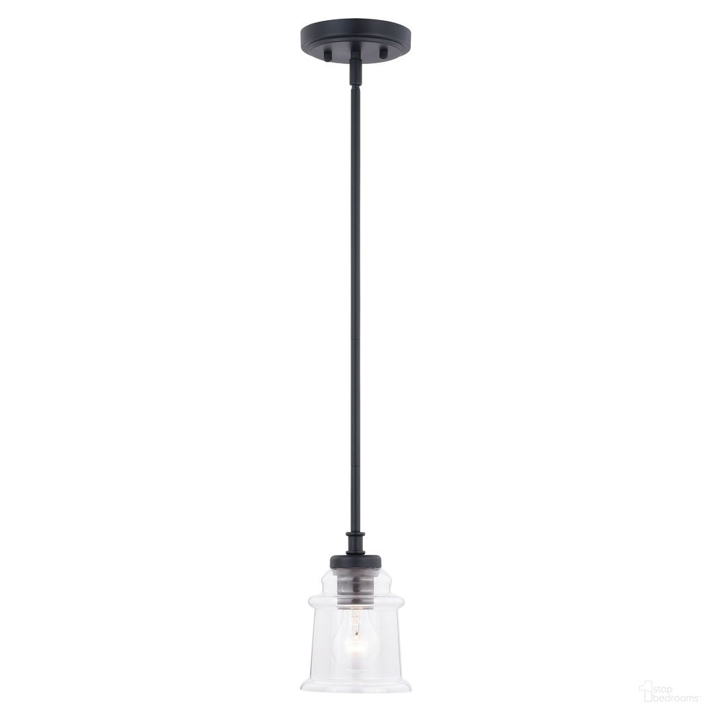 The appearance of Toledo Mini Pendant In Matte Black designed by Vaxcel in the industrial interior design. This matte black piece of furniture was selected by 1StopBedrooms from Toledo Collection to add a touch of cosiness and style into your home. Sku: P0306. Material: Steel.