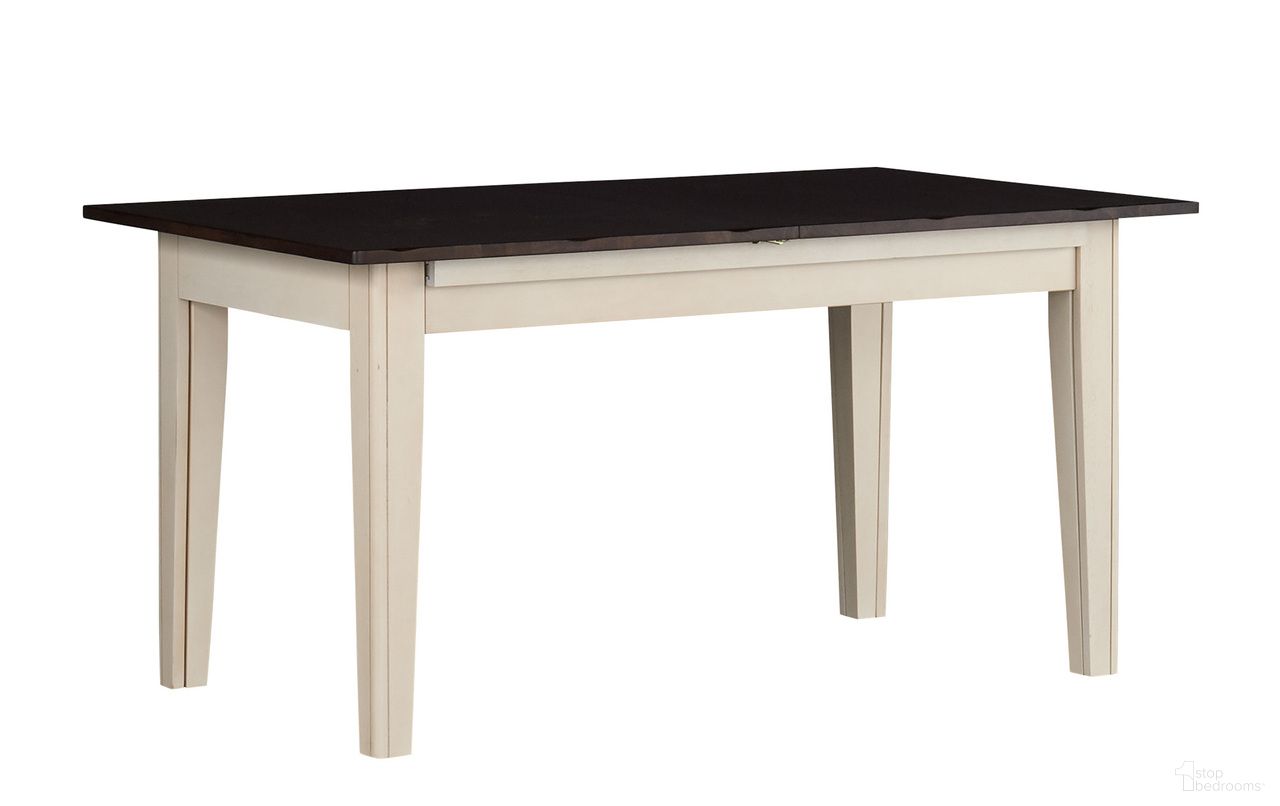 The appearance of Toluca Chalk And Cocoa Bean 132" Extendable Rectangular Leg Dining Table designed by A-America in the transitional interior design. This brown piece of furniture was selected by 1StopBedrooms from Toluca Collection to add a touch of cosiness and style into your home. Sku: TOLCH617L. Table Base Style: Legs. Table Top Shape: Rectangular. Material: Rubberwood. Size: 132" x 38".