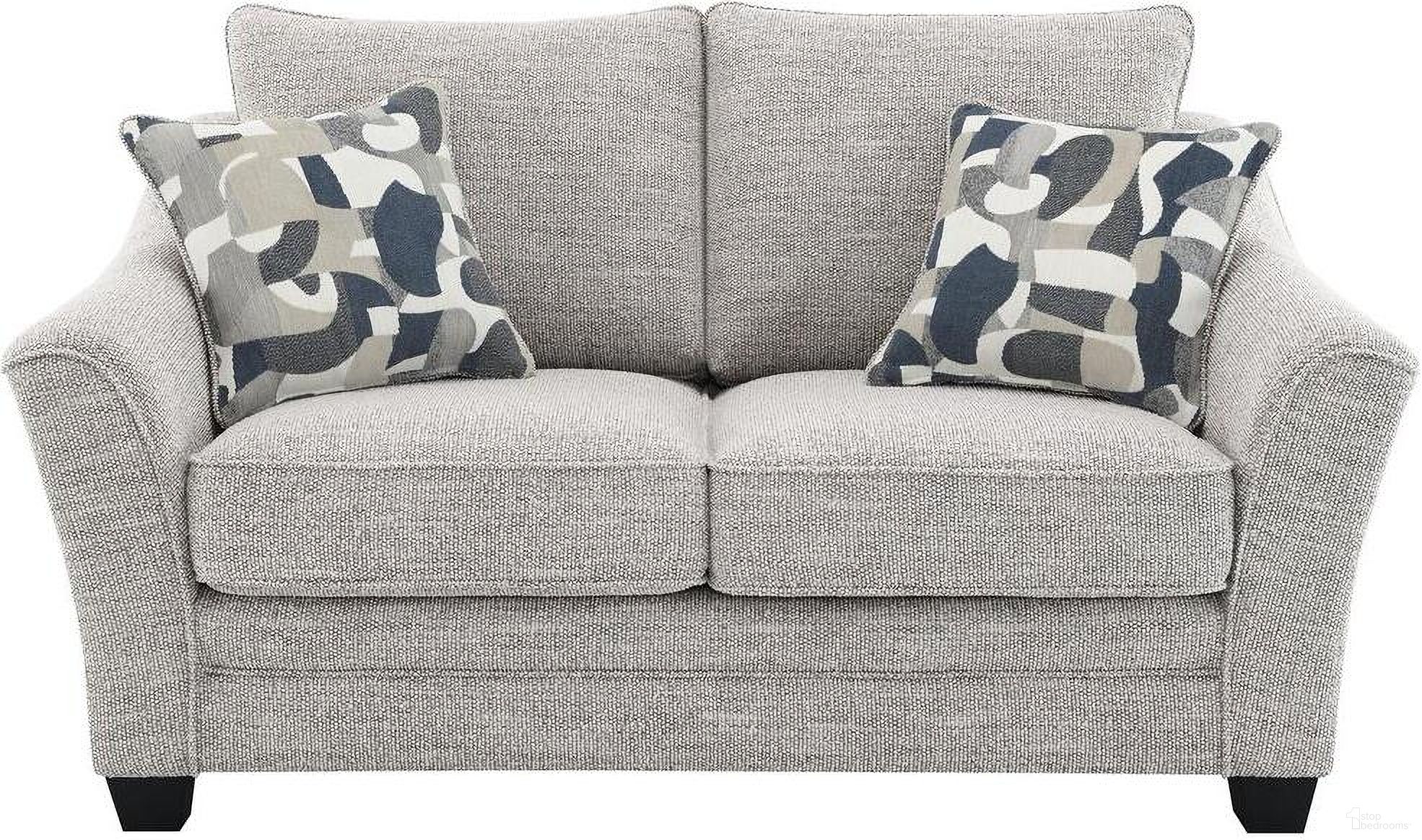 The appearance of Tomkins Boucle Upholstered Loveseat In Light Grey designed by Coaster in the transitional interior design. This light grey piece of furniture was selected by 1StopBedrooms from Tomkins Collection to add a touch of cosiness and style into your home. Sku: 509672. Material: Upholstered.