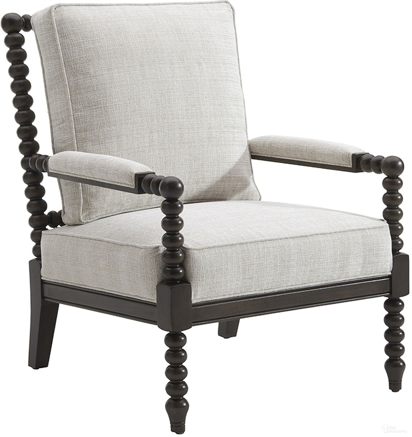 The appearance of Tommy Bahama Upholstery Maarten Chair designed by Tommy Bahama in the modern / contemporary interior design. This ivory and white piece of furniture was selected by 1StopBedrooms from Tommy Bahama Upholstery Collection to add a touch of cosiness and style into your home. Sku: 1635-11-42. Material: Fabric.