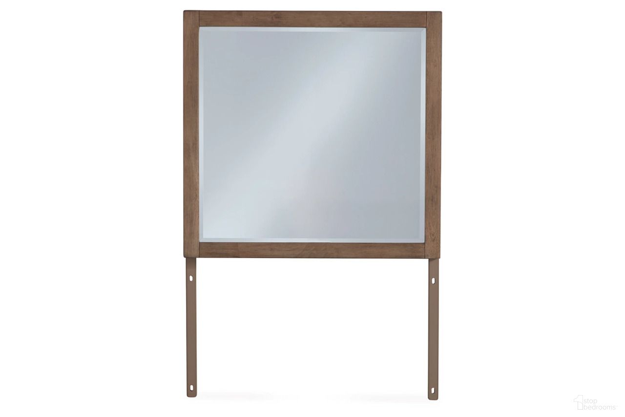 The appearance of Tomtyn Bedroom Mirror In Light Brown designed by Signature Design by Ashley in the transitional interior design. This light brown piece of furniture was selected by 1StopBedrooms from Tomtyn Collection to add a touch of cosiness and style into your home. Sku: B622-36. Material: Glass.