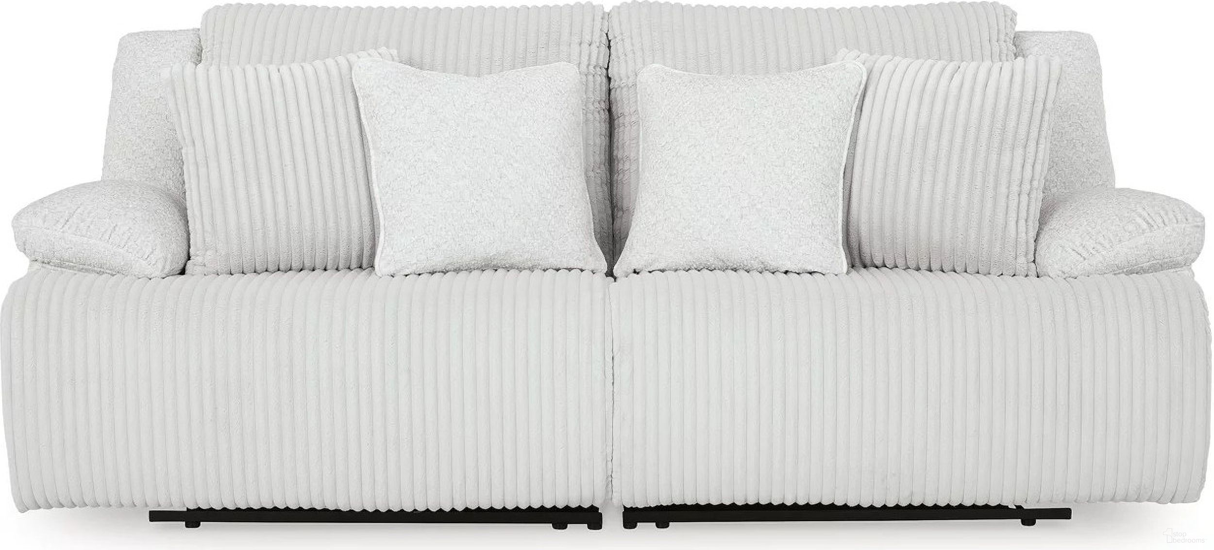 The appearance of Top Tier 2-Piece Sectional Loveseat In Alloy designed by Signature Design by Ashley in the modern / contemporary interior design. This alloy piece of furniture was selected by 1StopBedrooms from Top Tier Collection to add a touch of cosiness and style into your home. Sku: 9270640;9270641. Material: Corduroy.