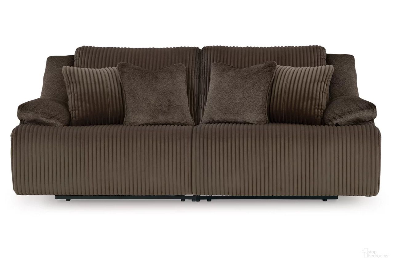 The appearance of Top Tier 2-Piece Sectional Loveseat In Chocolate designed by Signature Design by Ashley in the modern / contemporary interior design. This chocolate piece of furniture was selected by 1StopBedrooms from Top Tier Collection to add a touch of cosiness and style into your home. Sku: 9270540;9270541. Material: Corduroy.