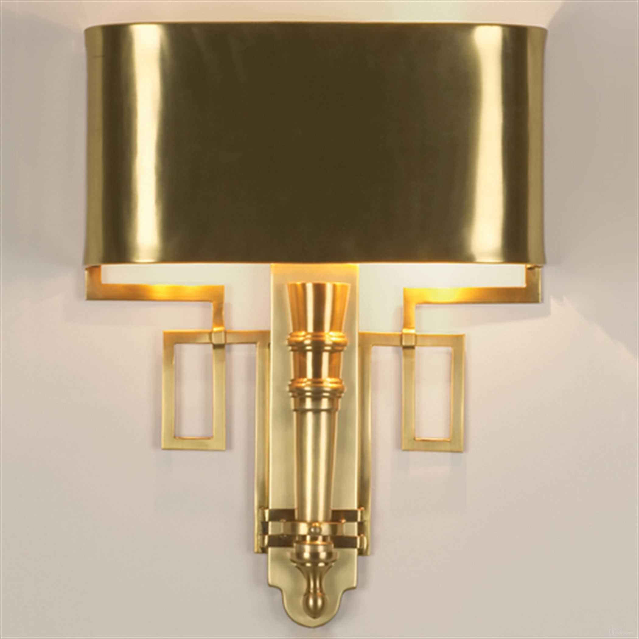 Torch Sconce In Antique Brass