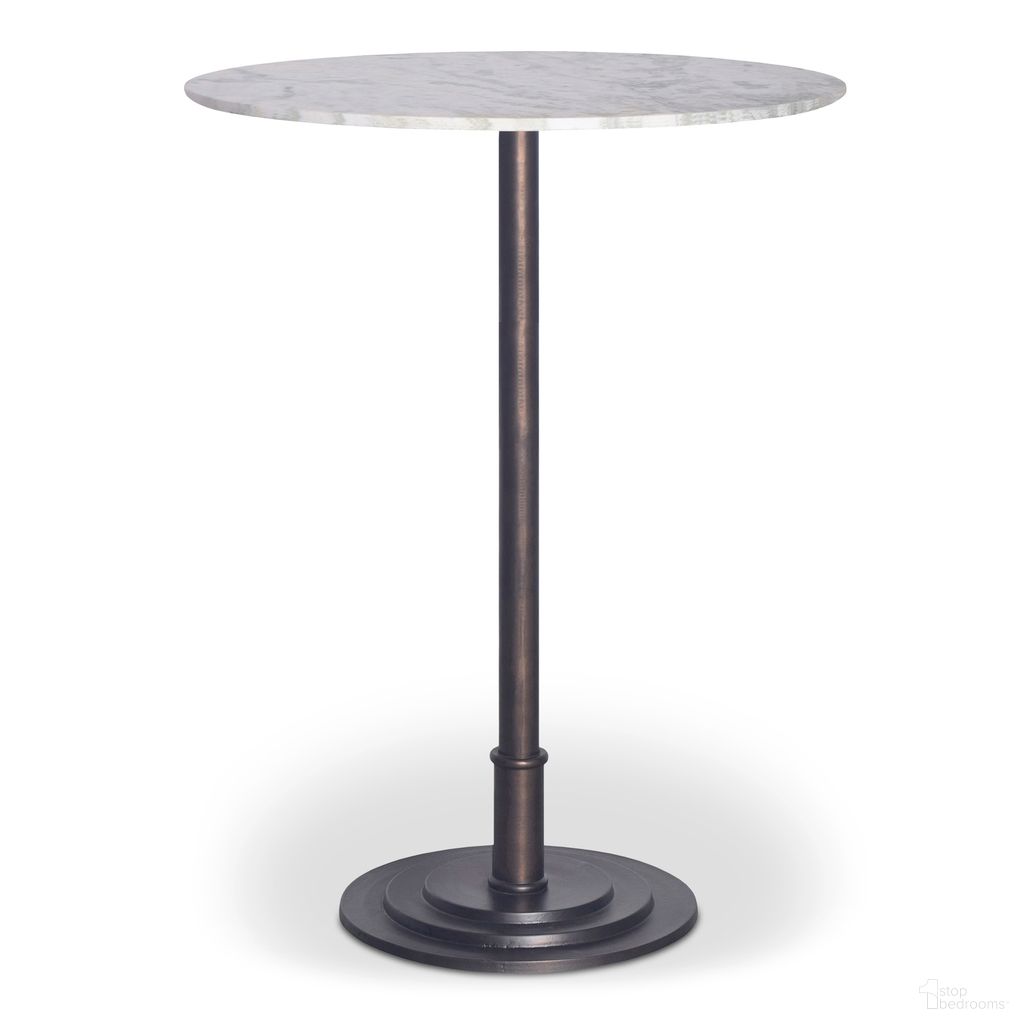 The appearance of Tori Outdoor Bar Table In White Marble designed by Moes Home in the modern / contemporary interior design. This white piece of furniture  was selected by 1StopBedrooms from Tori Collection to add a touch of cosiness and style into your home. Sku: FI-1120-18-0. Material: Marble.