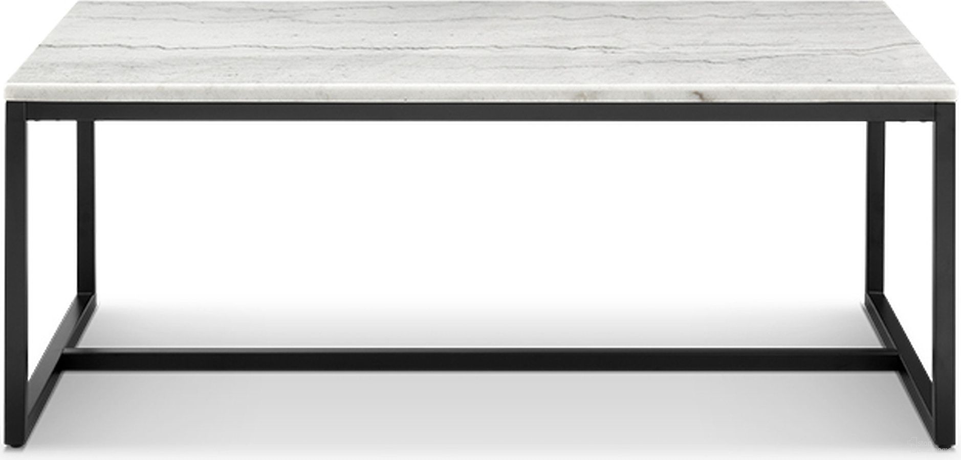 The appearance of Torin Rectangular Cocktail Table In White and Black designed by Magnussen in the modern / contemporary interior design. This white and black piece of furniture  was selected by 1StopBedrooms from Torin Collection to add a touch of cosiness and style into your home. Sku: T5759-43. Material: Stone.