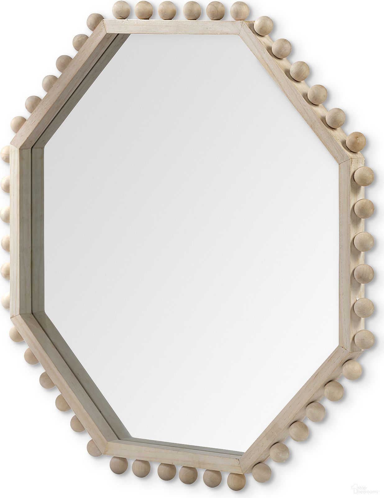 The appearance of Torquay Hexagon Wall Mirror In Natural designed by Mercana in the country / farmhouse interior design. This natural piece of furniture was selected by 1StopBedrooms from Torquay Collection to add a touch of cosiness and style into your home. Sku: 68525. Material: Wood.