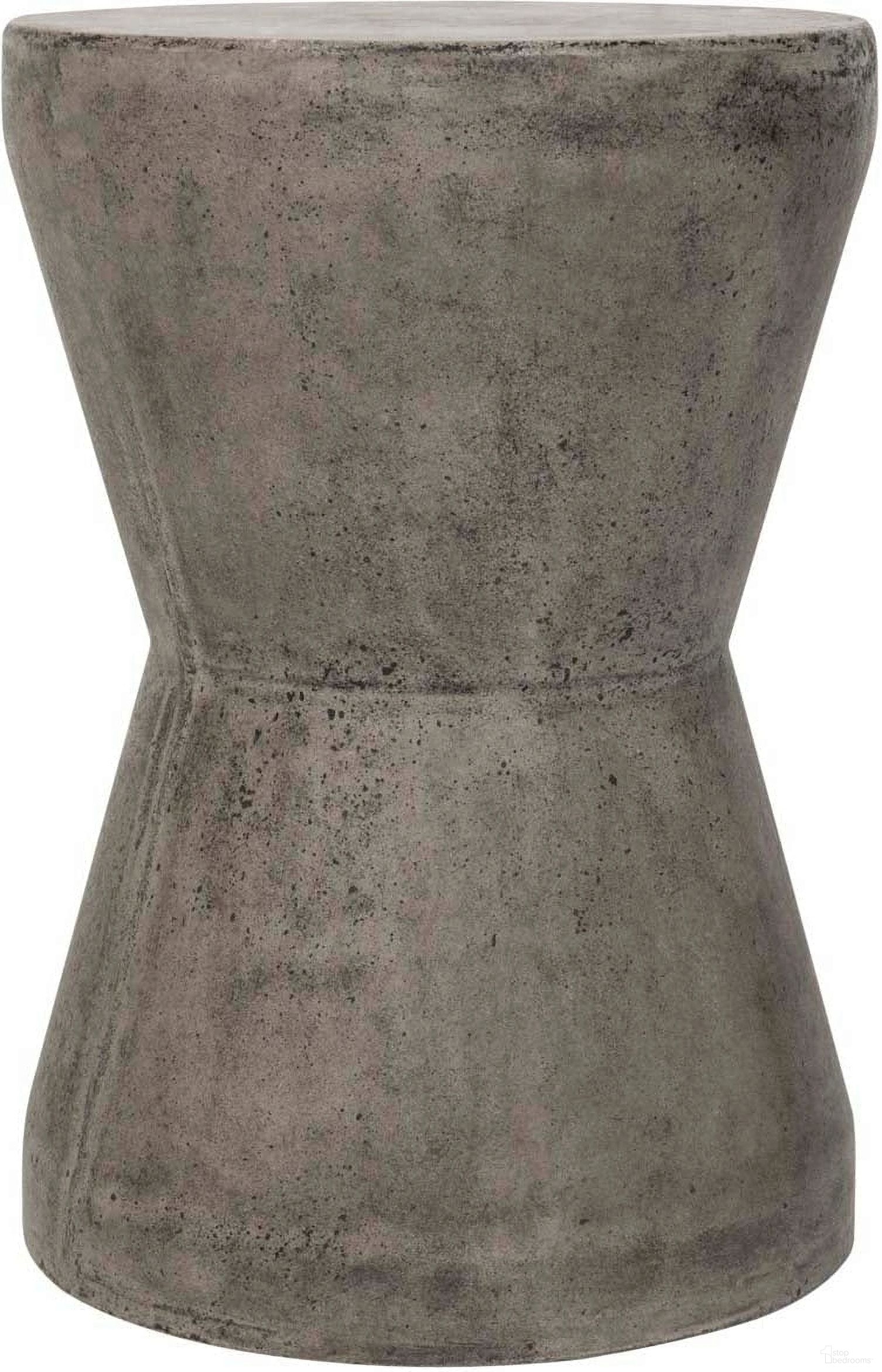 The appearance of Torre Dark Grey Concrete Accent Table designed by Safavieh in the modern / contemporary interior design. This dark grey piece of furniture  was selected by 1StopBedrooms from Torre Collection to add a touch of cosiness and style into your home. Sku: VNN1001A. Material: Concrete.