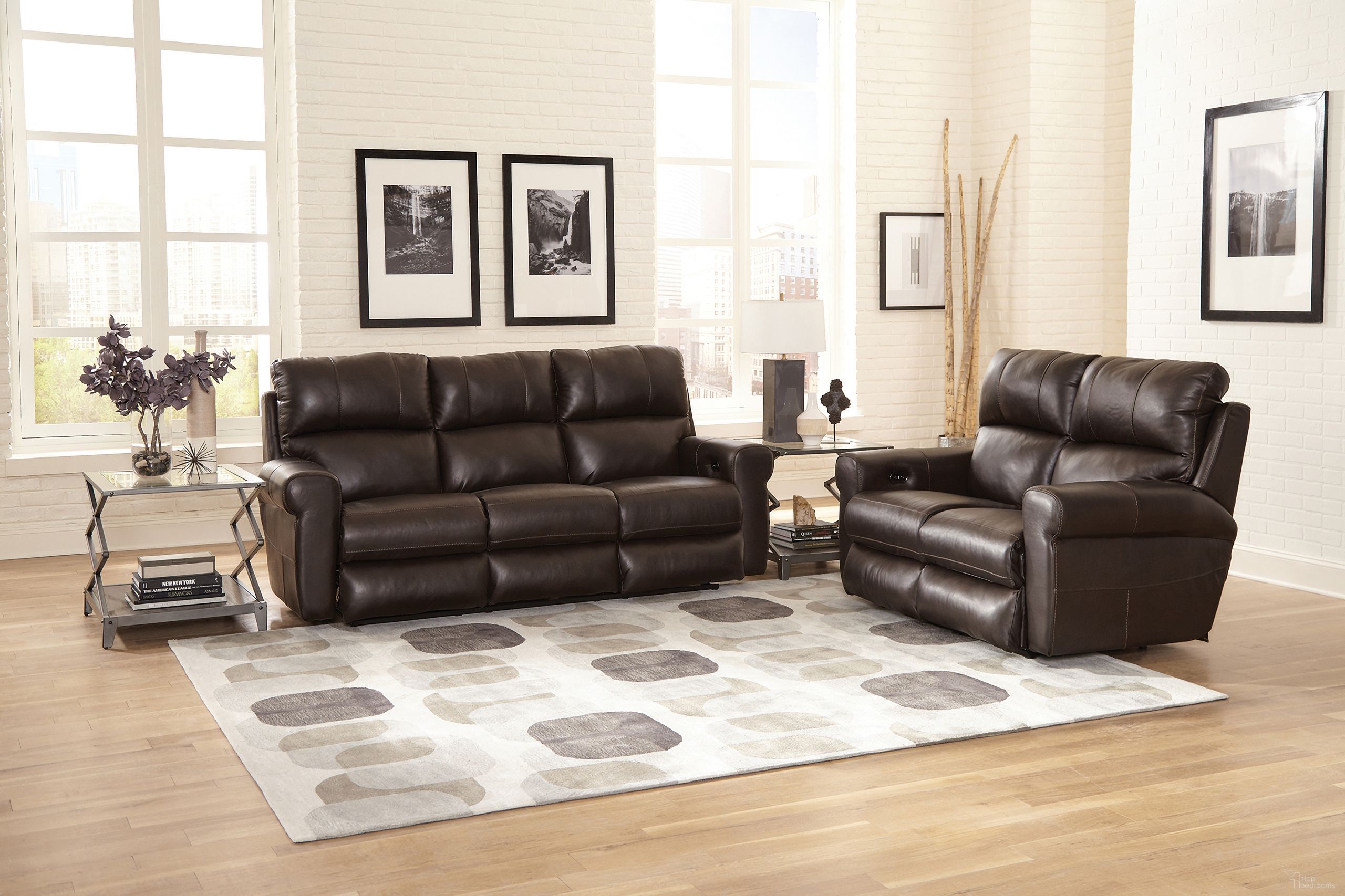 The appearance of Torretta Chocolate 87 Inch Lay Flat Power Reclining Living Room Set designed by Catnapper in the modern / contemporary interior design. This brown piece of furniture was selected by 1StopBedrooms from Torretta Collection to add a touch of cosiness and style into your home. Sku: 64571127389307389;64572127389307389. Material: Leather.