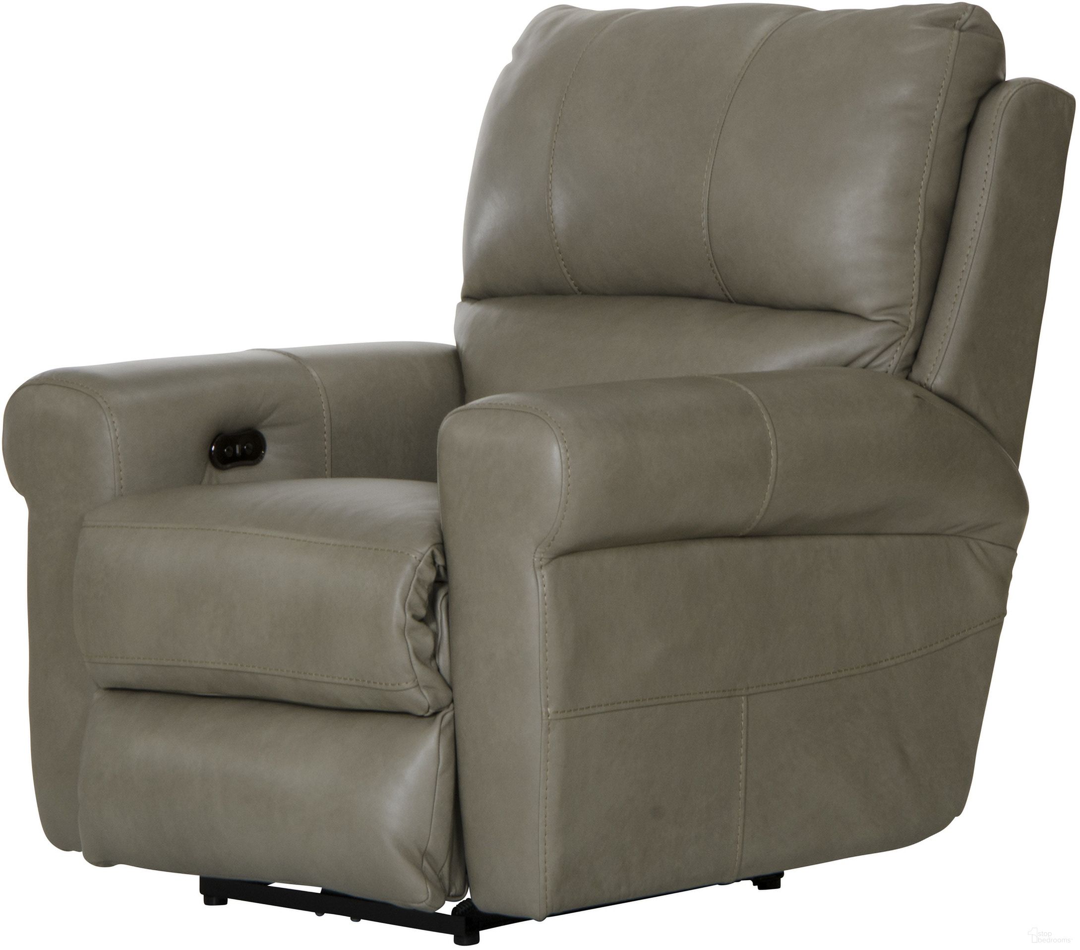 The appearance of Torretta Power Lay Flat Recliner In Putty designed by Catnapper in the traditional interior design. This putty piece of furniture  was selected by 1StopBedrooms from Torretta Collection to add a touch of cosiness and style into your home. Sku: 645707127356307356. Material: Leather.