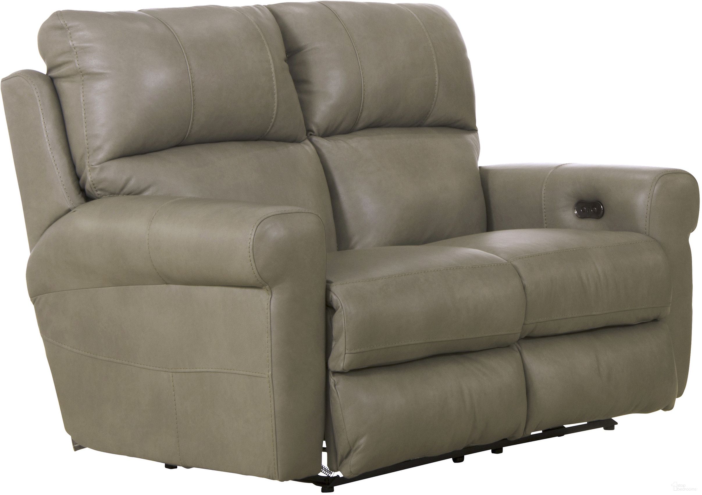 The appearance of Torretta Power Lay Flat Reclining Loveseat In Putty designed by Catnapper in the traditional interior design. This putty piece of furniture was selected by 1StopBedrooms from Torretta Collection to add a touch of cosiness and style into your home. Sku: 64572127356307356. Material: Leather.