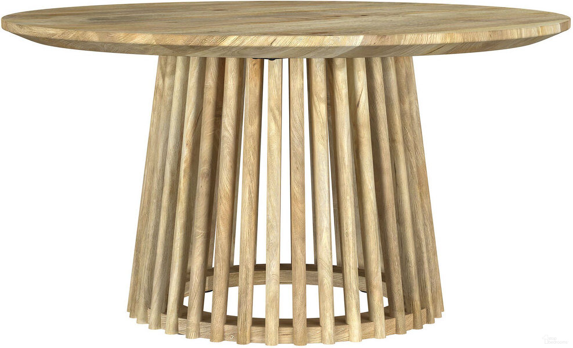 The appearance of Touhy Round Solid Wood Cocktail Coffee Table In Natural Mango designed by Coaster in the rustic / southwestern interior design. This natural mango piece of furniture  was selected by 1StopBedrooms from Touhy Collection to add a touch of cosiness and style into your home. Sku: 710608B1;710608B2. Material: Mango.