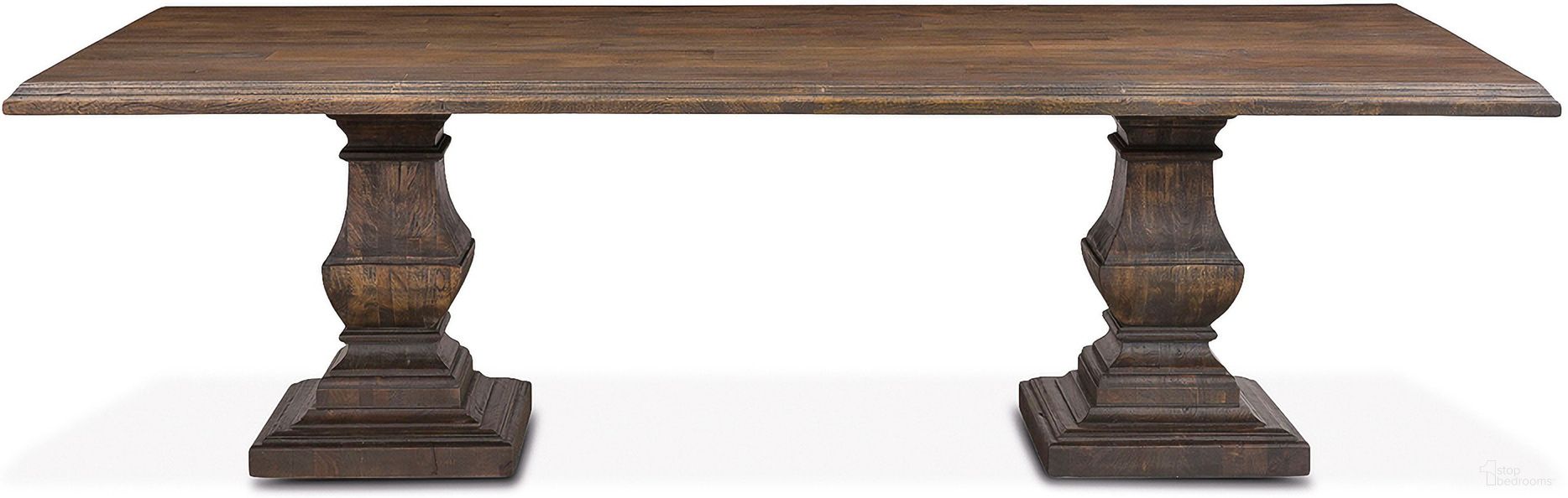 Toulon 84 Inch Dining Table In Weathered Mango