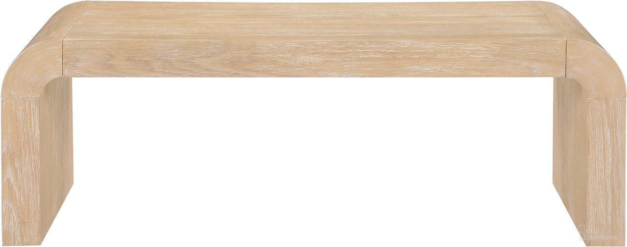 Toulon Oak Veneer Coffee Table In Natural and Natural